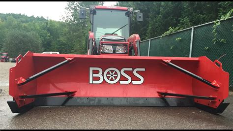 snow box blade skid steer boss 12|sk box plow.